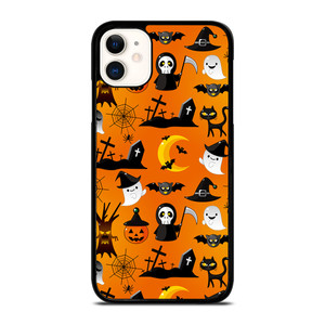 HAPPY HALLOWEEN CARTOON PATERN iPhone 11 Case Cover