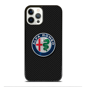 ALFA ROMEO CARBON iPhone 12 Pro Case Cover ALFA ROMEO CARBON iPhone 12 Pro Case Cover