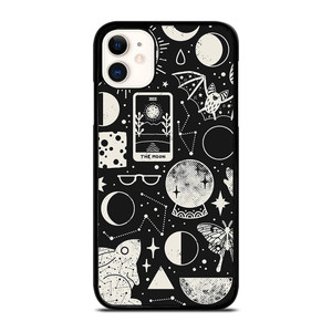 LUNAR PATTERN BLACK WHITE iPhone 11 Case Cover