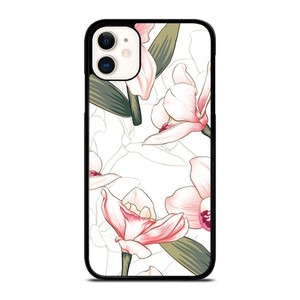 PINK ORCHID FLOWER iPhone 11 Case Cover