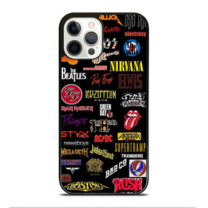 ALL CLASSIC ROCK BAND REVOLUTION LOGO iPhone 12 Pro Case Cover