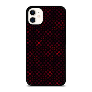 STYLISH HEXAGONAL RED PATTERN iPhone 11 Case Cover STYLISH HEXAGONAL RED PATTERN iPhone 11 Case Cover