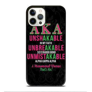 ALPHA KAPPA ALPHA QUOTE iPhone 12 Pro Case Cover