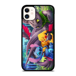 TOOTHLESS STITCH PIKACHU iPhone 11 Case Cover TOOTHLESS STITCH PIKACHU iPhone 11 Case Cover