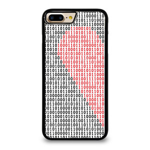 BINARY CODE HALF HEART PATTERN iPhone 7 / 8 Plus Case Cover