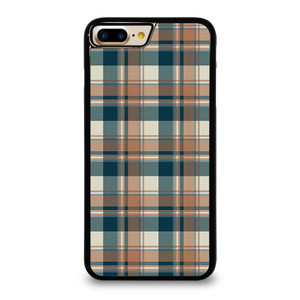 CHECK CLASSIC DARK PLAID FABRIC TEXTURES iPhone 7 / 8 Plus Case Cover