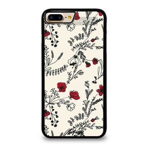 HAND DRAWING RED FLOWER PATTERN iPhone 7 / 8 Plus Case Cover