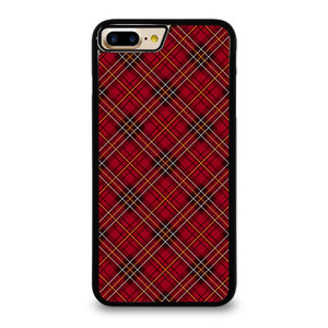 RED TARTAN CROSS PLAID iPhone 7 / 8 Plus Case Cover RED TARTAN CROSS PLAID iPhone 7 / 8 Plus Case Cover
