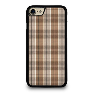 BROWN PLAID PATTERN iPhone 7 / 8 Case Cover