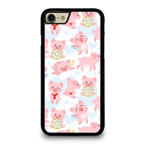 PINK BABY PIGS PATTERN iPhone 7 / 8 Case Cover