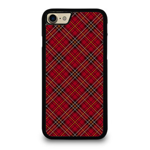 RED TARTAN CROSS PLAID iPhone 7 / 8 Case Cover