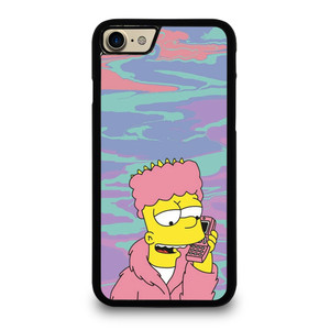 TIE DYE PATTERN BART SIMPSON iPhone 7 / 8 Case Cover