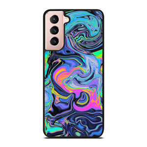 BLUE LIQUID CHROME Samsung Galaxy S21 Case Cover