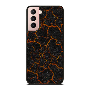 CRACKED LAVA TEXTURE Samsung Galaxy S21 Case Cover CRACKED LAVA TEXTURE Samsung Galaxy S21 Case Cover