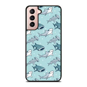CUTE SHARK PATTERN Samsung Galaxy S21 Case Cover CUTE SHARK PATTERN Samsung Galaxy S21 Case Cover