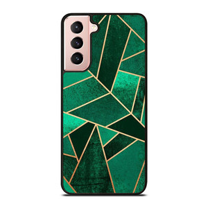 EMERALD AND COPPER GEOMETRIC PATTERN Samsung Galaxy S21 Case Cover EMERALD AND COPPER GEOMETRIC PATTERN Samsung Galaxy S21 Case Cover