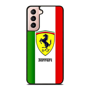 FERRARI ITALI FLAG LOGO Samsung Galaxy S21 Case Cover FERRARI ITALI FLAG LOGO Samsung Galaxy S21 Case Cover