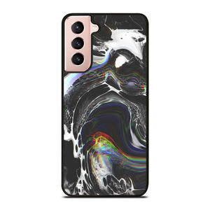 WHITE STONE LIQUID Samsung Galaxy S21 Case Cover WHITE STONE LIQUID Samsung Galaxy S21 Case Cover