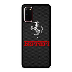 FERRARI HORSE CARBON LOGO Samsung Galaxy S20 Case Cover FERRARI HORSE CARBON LOGO Samsung Galaxy S20 Case Cover