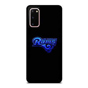 LOS ANGELES RAMS NEON BLUE LOGO Samsung Galaxy S20 Case Cover