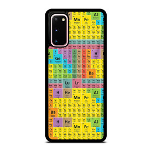 PERIODICAL TABLE SHEET Samsung Galaxy S20 Case Cover