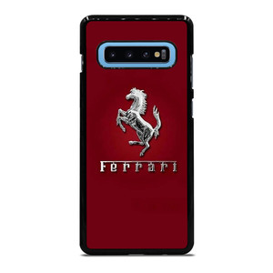 FERRARI LOGO RED Samsung Galaxy S10 Plus Case Cover FERRARI LOGO RED Samsung Galaxy S10 Plus Case Cover