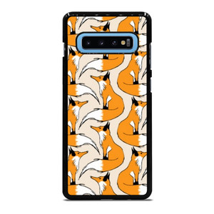ORANGE FOX PATTERN Samsung Galaxy S10 Plus Case Cover