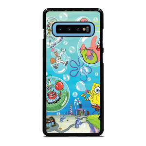 SPONGEBOB AND FRIENDS BUBBLES Samsung Galaxy S10 Plus Case Cover SPONGEBOB AND FRIENDS BUBBLES Samsung Galaxy S10 Plus Case Cover