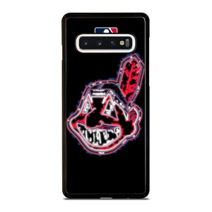 CLEVELAND INDIANS LOGO MLB Samsung Galaxy S10 Case Cover CLEVELAND INDIANS LOGO MLB Samsung Galaxy S10 Case Cover