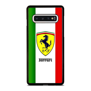 FERRARI ITALI FLAG LOGO Samsung Galaxy S10 Case Cover FERRARI ITALI FLAG LOGO Samsung Galaxy S10 Case Cover