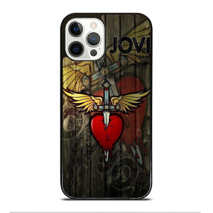 BON JOVI WOODEN LOGO iPhone 12 Pro Case Cover BON JOVI WOODEN LOGO iPhone 12 Pro Case Cover