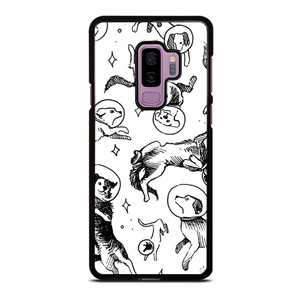 SPACE DOG WHITE PATTERN Samsung Galaxy S9 Plus Case Cover SPACE DOG WHITE PATTERN Samsung Galaxy S9 Plus Case Cover