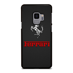 FERRARI HORSE CARBON LOGO Samsung Galaxy S9 Case Cover FERRARI HORSE CARBON LOGO Samsung Galaxy S9 Case Cover