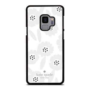 KATE SPADE GREY FLOWER Samsung Galaxy S9 Case Cover