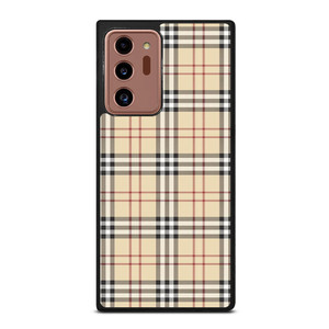CREAM TARTAN PATTERN Samsung Galaxy Note 20 Ultra Case Cover CREAM TARTAN PATTERN Samsung Galaxy Note 20 Ultra Case Cover