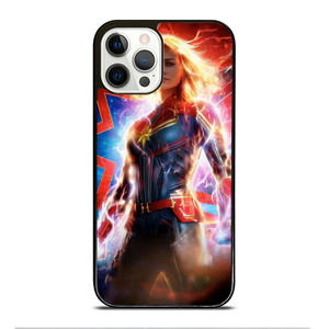 CAPTAIN MARVEL SUPER HERO iPhone 12 Pro Case Cover