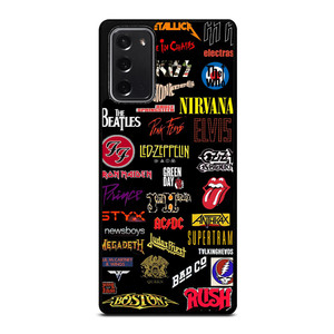 ALL CLASSIC ROCK BAND REVOLUTION LOGO Samsung Galaxy Note 20 Case Cover