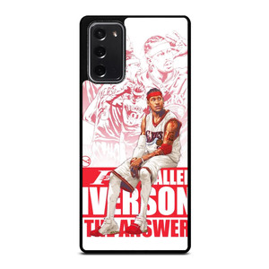 ALLEN IVERSON SIXERS NBA Samsung Galaxy Note 20 Case Cover ALLEN IVERSON SIXERS NBA Samsung Galaxy Note 20 Case Cover