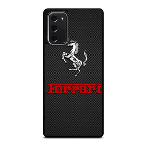 FERRARI HORSE CARBON LOGO Samsung Galaxy Note 20 Case Cover FERRARI HORSE CARBON LOGO Samsung Galaxy Note 20 Case Cover