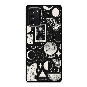 LUNAR PATTERN BLACK WHITE Samsung Galaxy Note 20 Case Cover