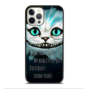 CHESHIRE CAT QUOTE iPhone 12 Pro Case Cover