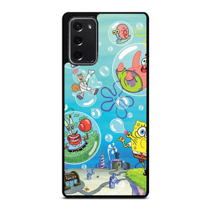 SPONGEBOB AND FRIENDS BUBBLES Samsung Galaxy Note 20 Case Cover