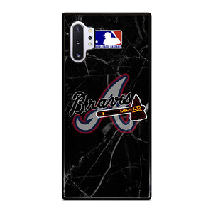 ATLANTA BRAVES BLACK MARBLE LOGO Samsung Galaxy Note 10 Plus Case Cover ATLANTA BRAVES BLACK MARBLE LOGO Samsung Galaxy Note 10 Plus Case Cover