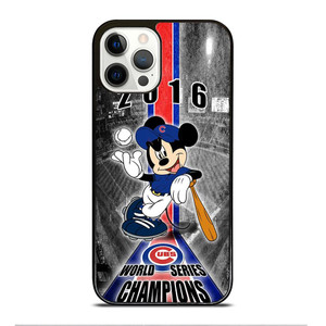 CHICAGO CUBS MICKEY MOUSE iPhone 12 Pro Case Cover CHICAGO CUBS MICKEY MOUSE iPhone 12 Pro Case Cover