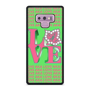 LOVE AKA PINK AND GREEN Samsung Galaxy Note 9 Case Cover LOVE AKA PINK AND GREEN Samsung Galaxy Note 9 Case Cover