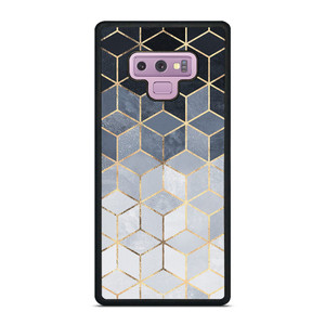 SOFT BLUE GRADIENT CUBES Samsung Galaxy Note 9 Case Cover
