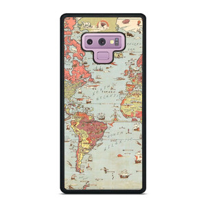 VINTAGE MAP Samsung Galaxy Note 9 Case Cover