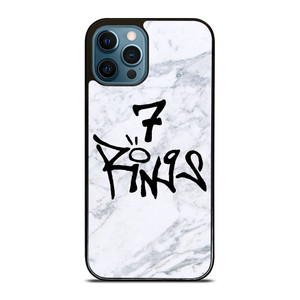 7 RINGS ARIANA GRANDE MARBLE iPhone 12 Pro Max Case Cover