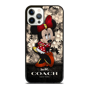 COACH FLOWER MINNIE MOUSE iPhone 12 Pro Case Cover