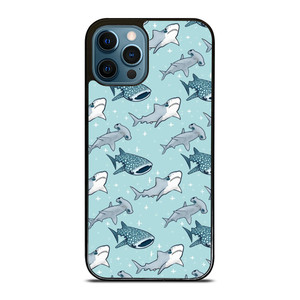 CUTE SHARK PATTERN iPhone 12 Pro Max Case Cover